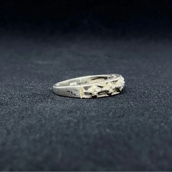 STERLING SILVER STONE RING - Picture 3 of 4